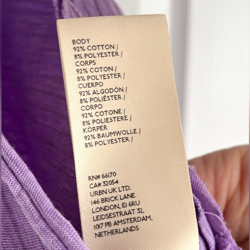 Pilcro Lavender Ruched Tank Top - Picture 7 of 14
